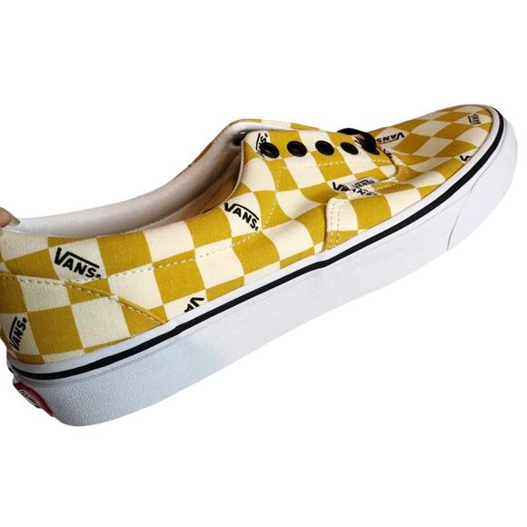 NWT Vans Era Sneaker Big Check Yolk Yellow True White Mens Size 11 VN0A4U39WYT - Picture 3 of 7
